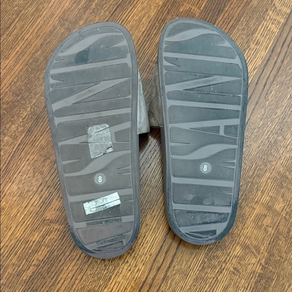 ALL SAINTS Suede Slide Sandals - Picture 3 of 6